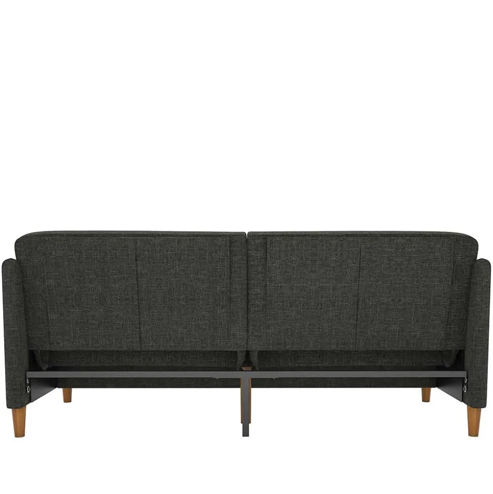 3er Bettsofa in Grau Stoffbezug - Tabara