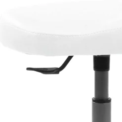 Ergonomischer Arbeitshocker in Weiß - Celesko