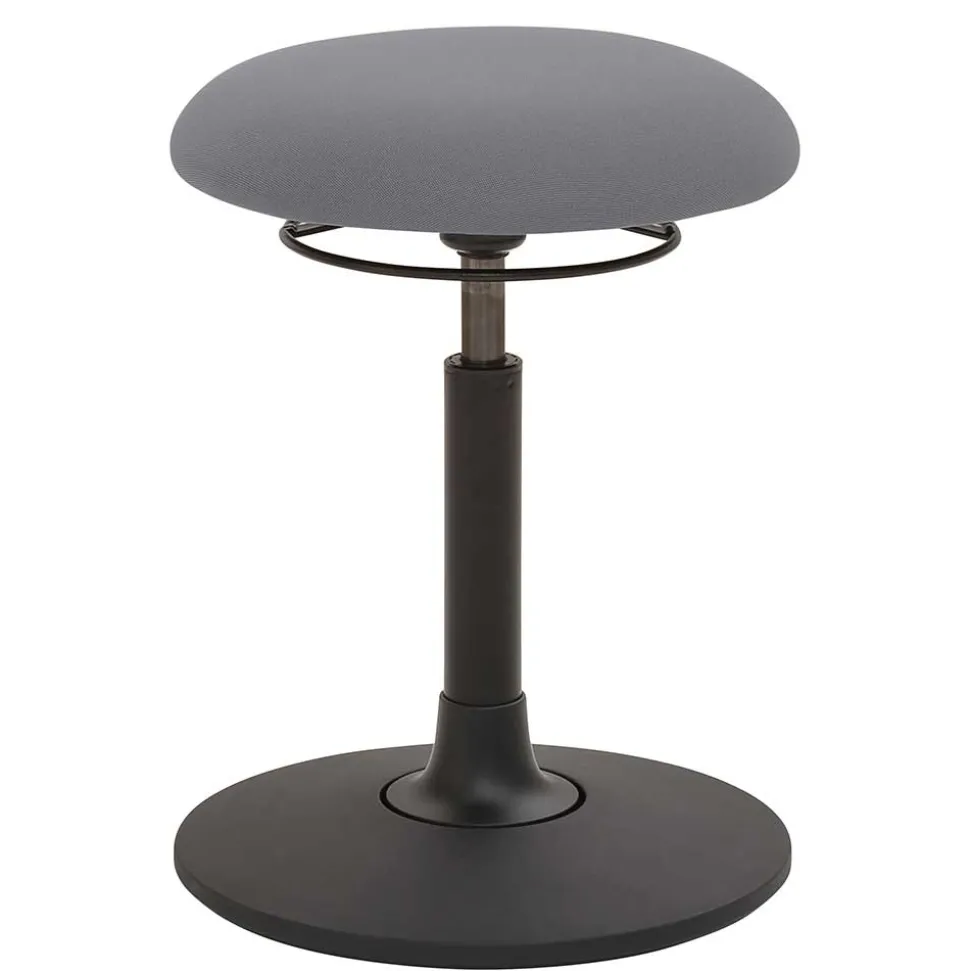 Ergonomischer Arbeitshocker in Grau - Asten