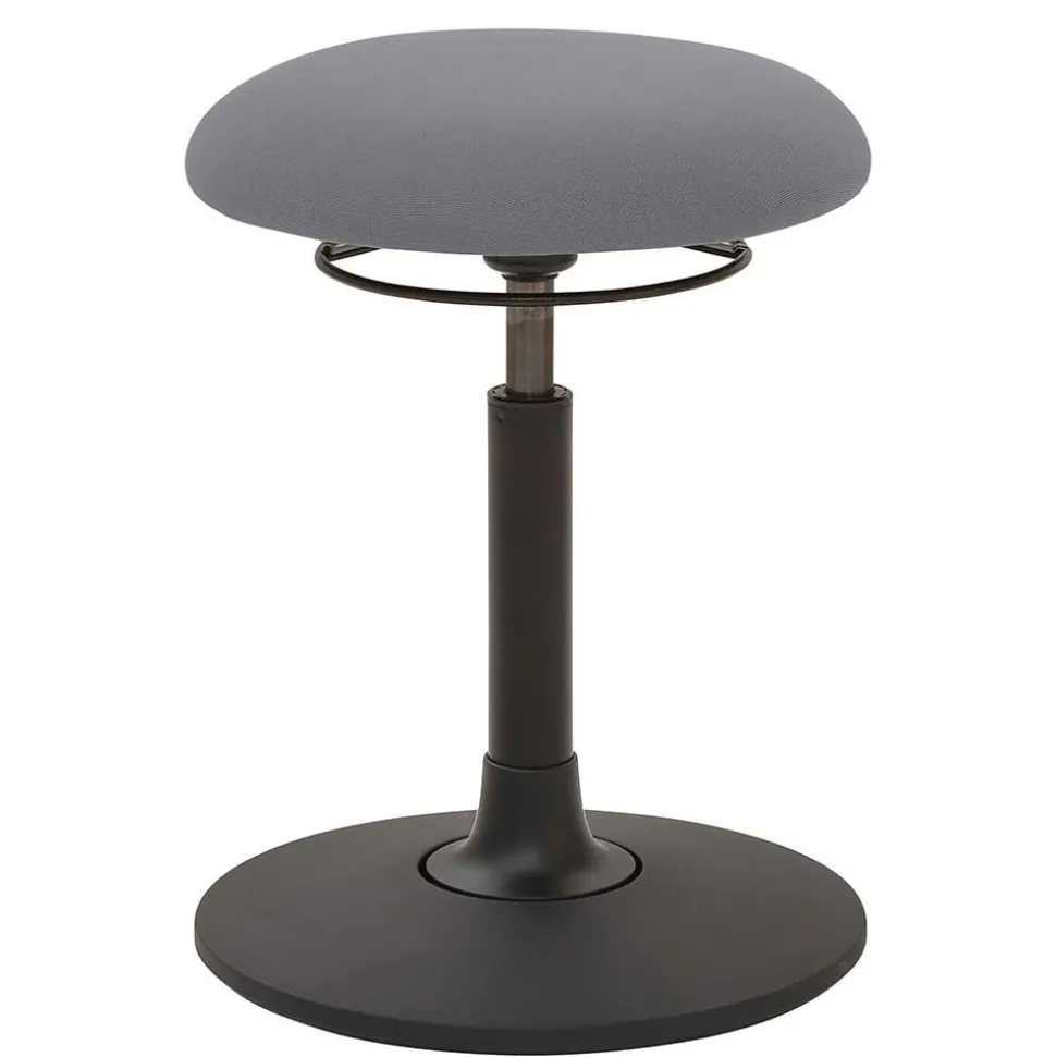 Ergonomischer Arbeitshocker in Grau - Asten