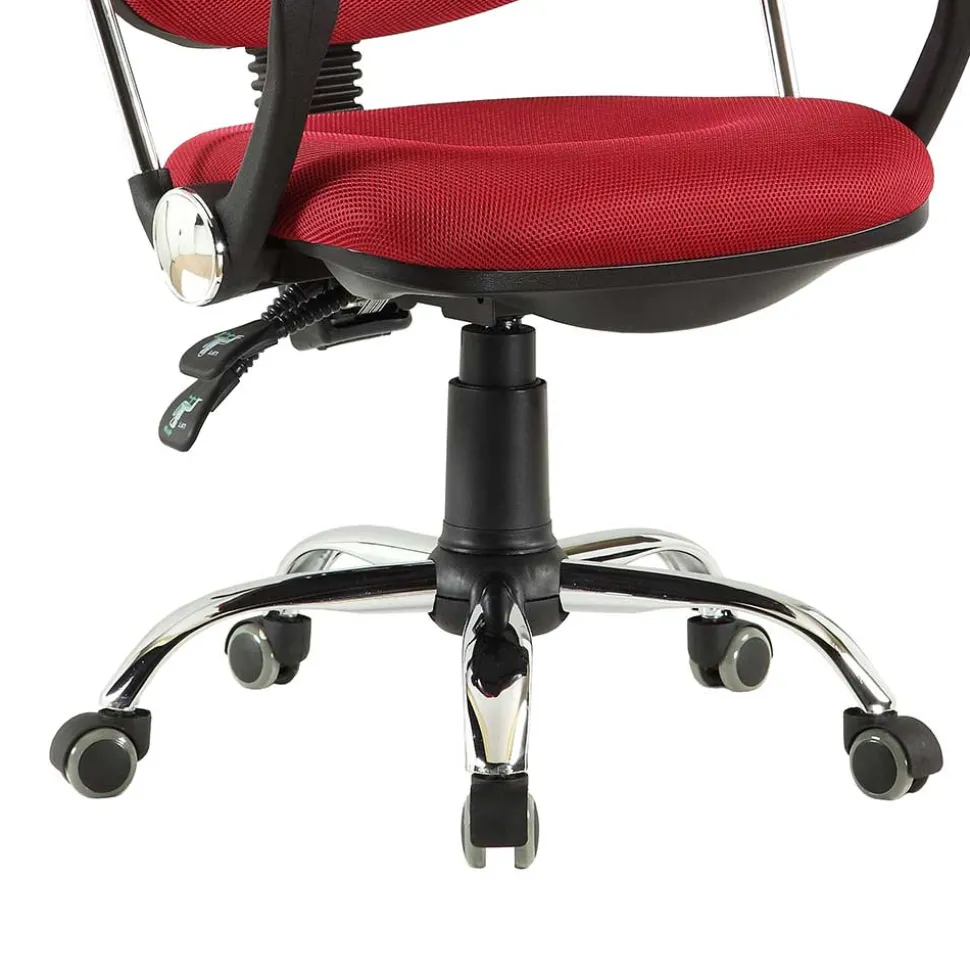 Ergonomischer Bürostuhl in Dunkelrot - Tessera