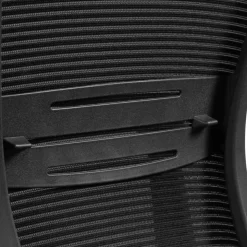 Ergonomischer Bürostuhl mit hoher Lehne in Schwarz - Delavidu