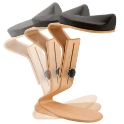 Ergonomischer Holz Hocker variabel einstellbar - Carinna