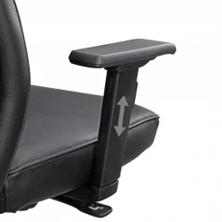 Ergonomischer Leder Bürostuhl mit hoher Lehne - Fluracia