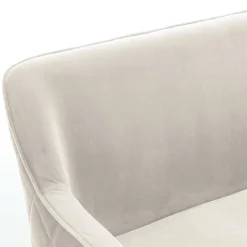 Essbank in Cremeweiß mit Schwarz - Tamba