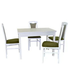 Essecke Möbel Kombination in Weiß - Oninawa (fünfteilig)