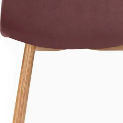 Essgruppe in Altrosa & Eiche - Eva (fünfteilig)