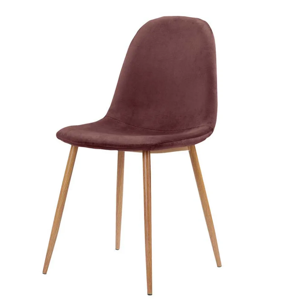 Essgruppe in Altrosa & Eiche - Eva (fünfteilig)