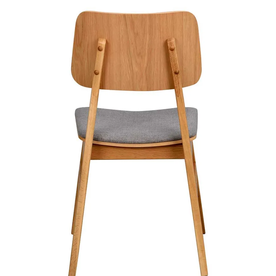 Essgruppe in Eiche & Hellgrau - Nineo (siebenteilig)