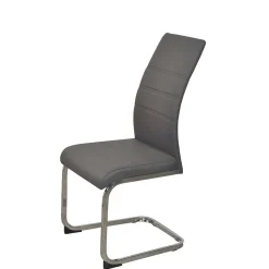 Essgruppe mit Glastisch & Schwingstühlen - Baryma (fünfteilig)