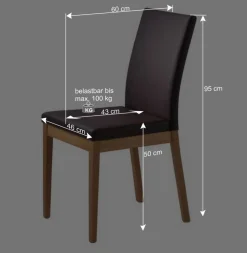 Essgruppe Sympatia aus Wildeiche Massivholz (siebenteilig)