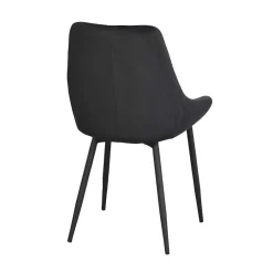 Essplatzgruppe mit Samtstühlen - Pulva (siebenteilig)