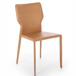 Essstuhl in Cognac Braun - Anthony (2er Set)