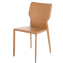 Essstuhl in Cognac Braun - Anthony (2er Set)