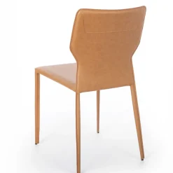 Essstuhl in Cognac Braun - Anthony (2er Set)