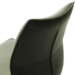 Essstuhl mit Lederbezug in Olivgrün - Contrada (2er Set)