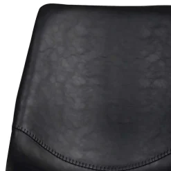 Esstisch & 6 schwarze Stühle - Flints (siebenteilig)