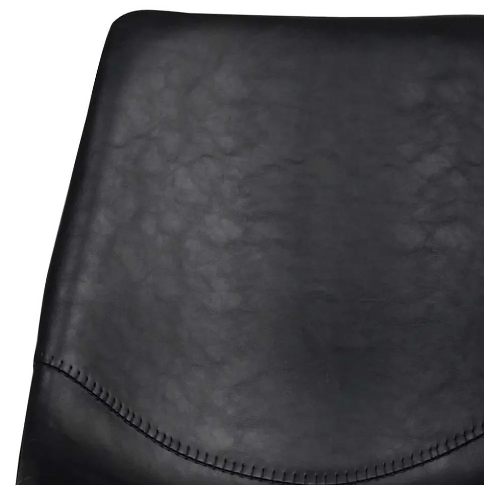 Esstisch & 6 schwarze Stühle - Flints (siebenteilig)