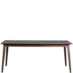 Esstisch & 6 schwarze Stühle - Flints (siebenteilig)