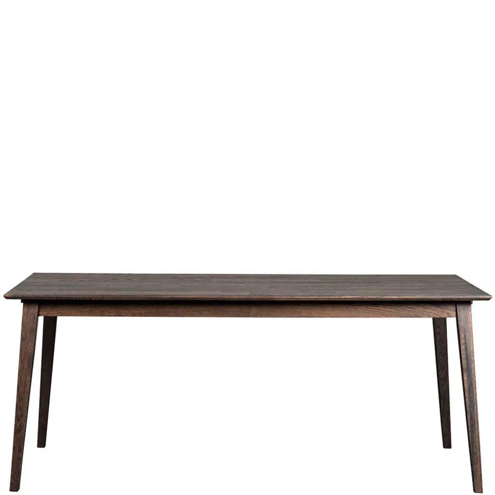 Esstisch & 6 schwarze Stühle - Flints (siebenteilig)