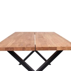 Esstisch & Kunstleder Armlehnstühle - Jimma (siebenteilig)