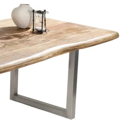 Esstisch aus Mango Holz mit Baumkante - Matic
