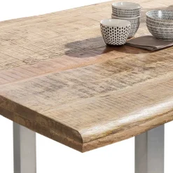 Esstisch aus Mango Holz mit Baumkante - Matic