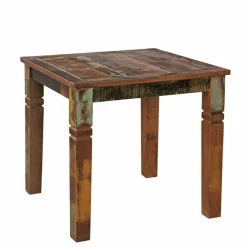 Esstisch Dencig im Shabby Chic mehrfarbig