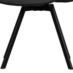 Esstisch Drehstuhl aus Boucle Stoff - Seymour (2er Set)