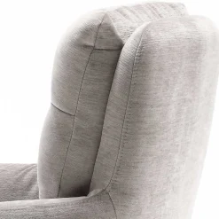 Esstisch Drehstuhl in Taupe und Weiß - Sarduna (2er Set)