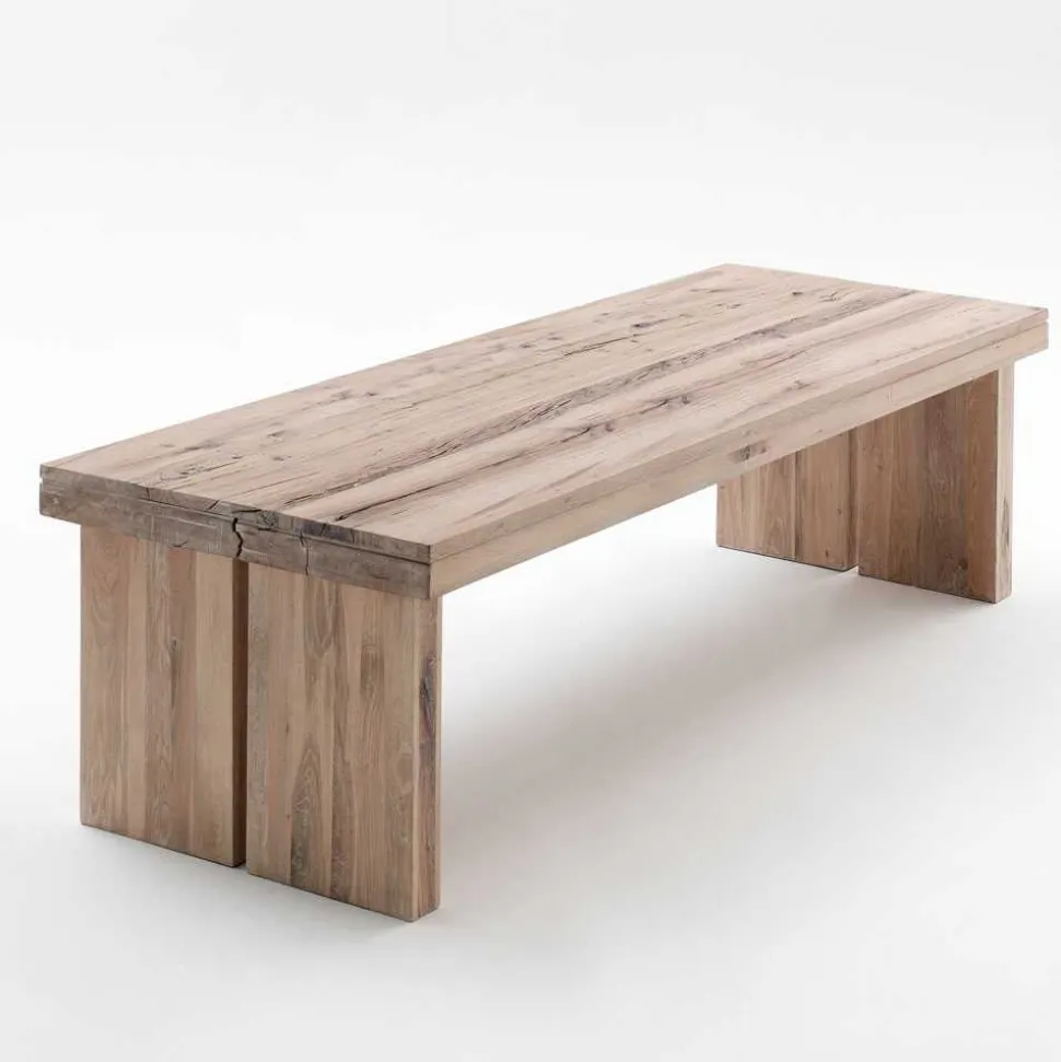 Esstisch Graciano aus Eiche massiv gekälkt