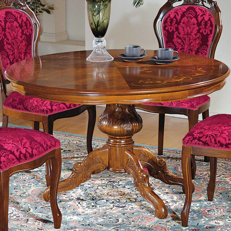 Esstisch Gruppe im Barock Stil - Vennezo (fünfteilig)