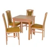 Esstisch Gruppe in Buche - Kerneta (fünfteilig)