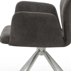 Esstisch mit Drehstühlen Set - Valbera (fünfteilig)