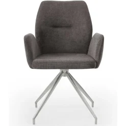 Esstisch mit Drehstühlen Set - Valbera (fünfteilig)