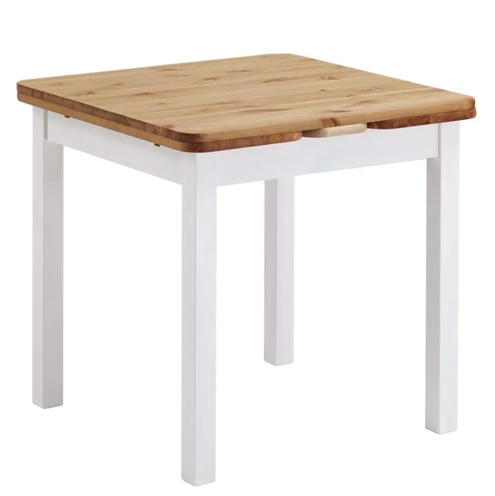 Esstisch mit Stühlen Vipe in Weiß (fünfteilig)