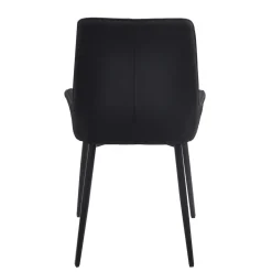 Esstisch mit X-Beinen plus 4 Stühle - Lamon (fünfteilig)