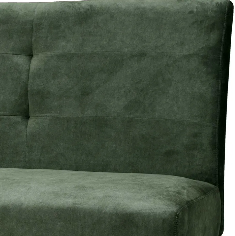 Esstisch Polsterbank mit Lehne in Graugrün - Boxton