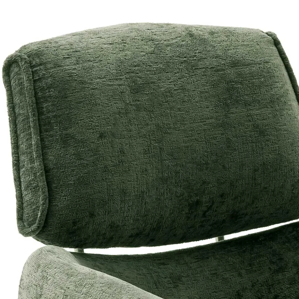 Esstisch Sessel in Oliv Grün Stoff - Occita (2er Set)