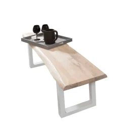 Esstisch Sitzbank mit Baumkante - Tilveta