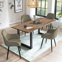 Esstisch Sitzgruppe modern - Magistra (fünfteilig)