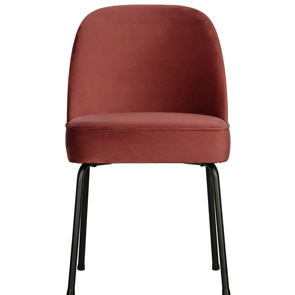 Esstisch Stühle in Kastanienfarben Samt - Spicla (2er Set)