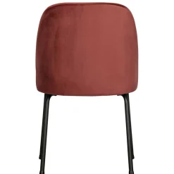 Esstisch Stühle in Kastanienfarben Samt - Spicla (2er Set)