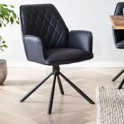 Esstisch und Drehsessel Set - Ewana (fünfteilig)