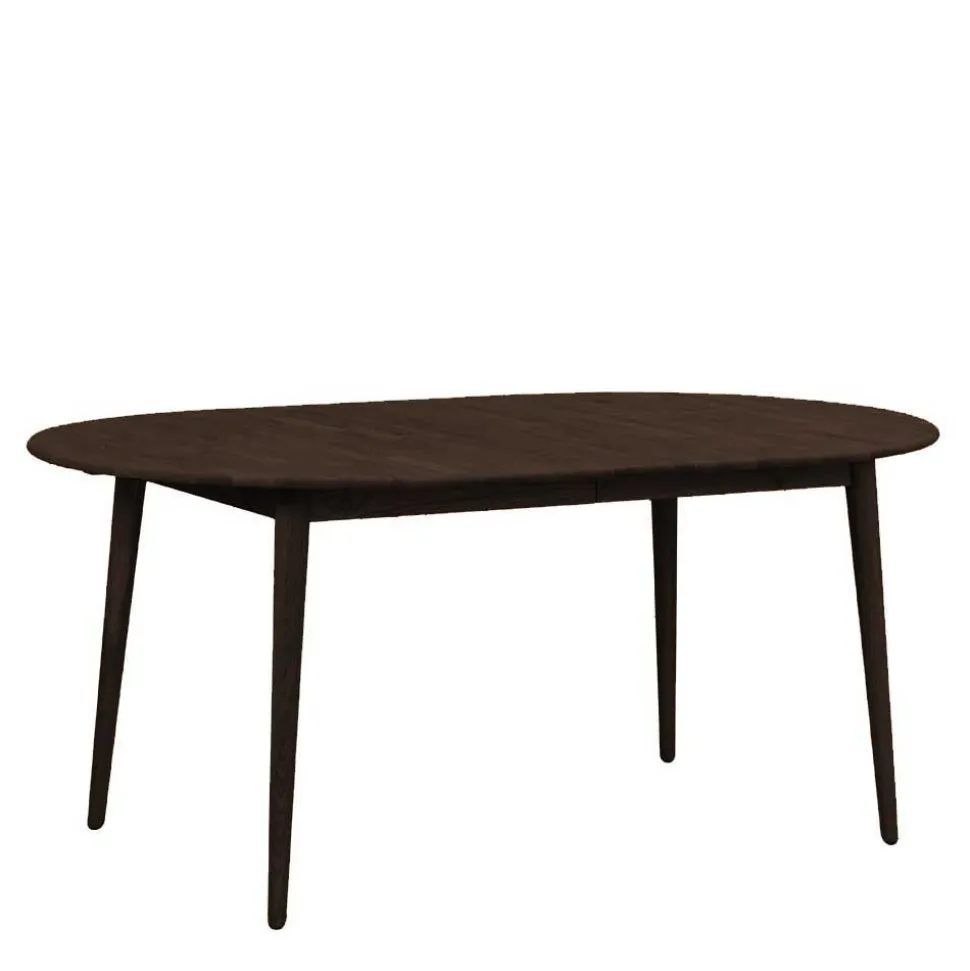 Esstischgruppe in Eiche Dunkel & Beige - Relencia (siebenteilig)