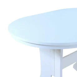 Esstisch-Gruppe in Weiß & Braun - Zero (fünfteilig)