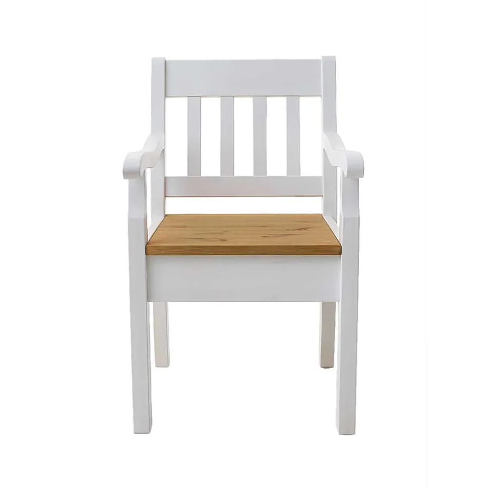 Esstischgruppe Molzau in Weiß (vierteilig)