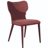 Esstisch-Stühle in Dunkelrot Bordeaux - Eleonora (2er Set)