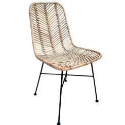 Esstischstuhl aus Rattan Geflecht - Krapina (2er Set)