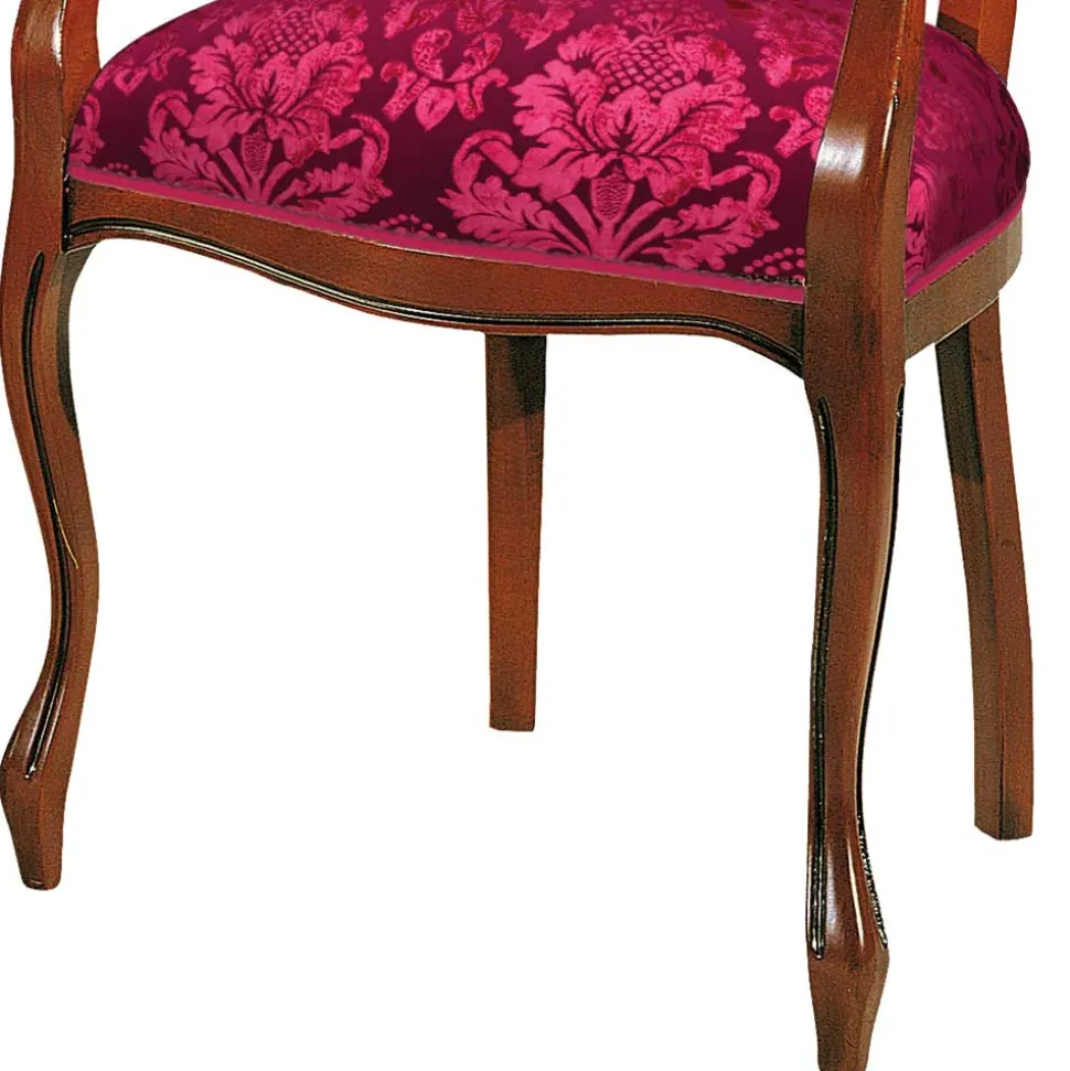 Esstischstuhl mit Armlehnen im Barockstil - Vennezo